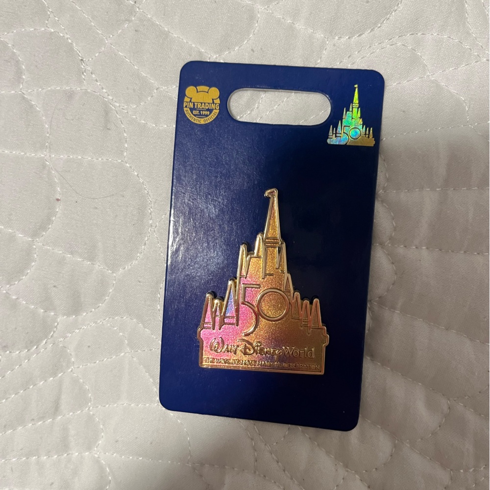 Disney World 50th Collectible Pin